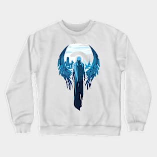 Angel Darkness Fantastic Otherworldly Creature Crewneck Sweatshirt